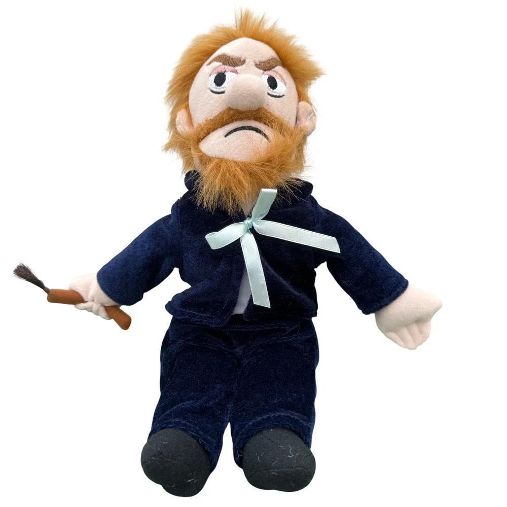 Vincent Van Gogh Artist Painter Little Thinkers Plush Toy Doll Removable Ear